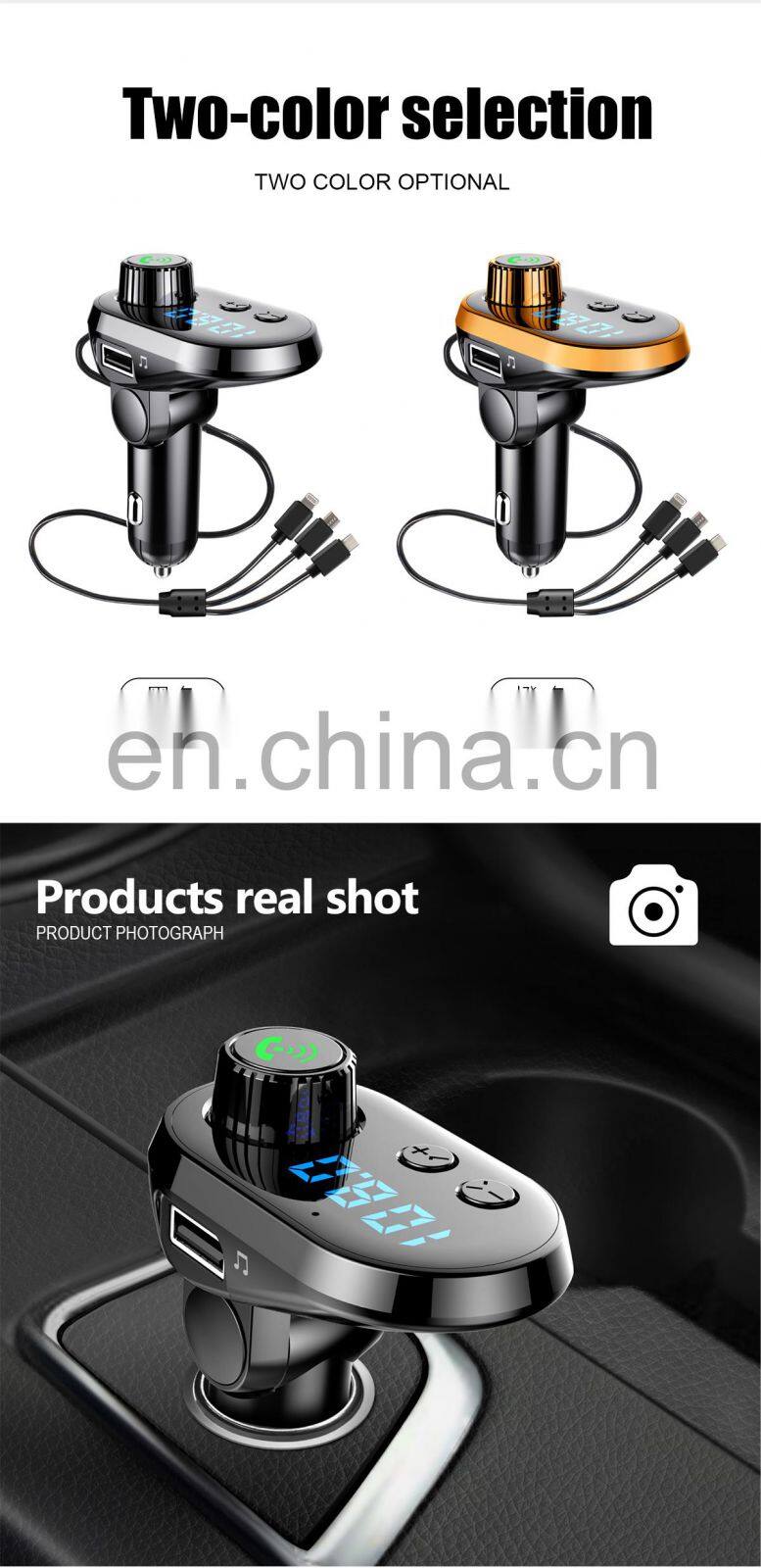 Car Charger Qc3.0 2021 Amazon Wholesale Oem/Odm New Mp3 Player Factory Wireless Charging Q15 Wireless Charger For Iphone Phone