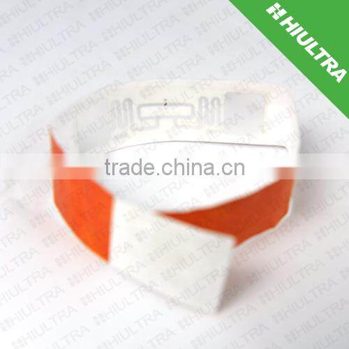 Printing UHF EPC Gen2 One-time Tyvek wristbands for event