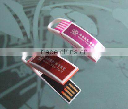 Slim Swivel Fancy Mini Usb 2.0 Product with Keychain