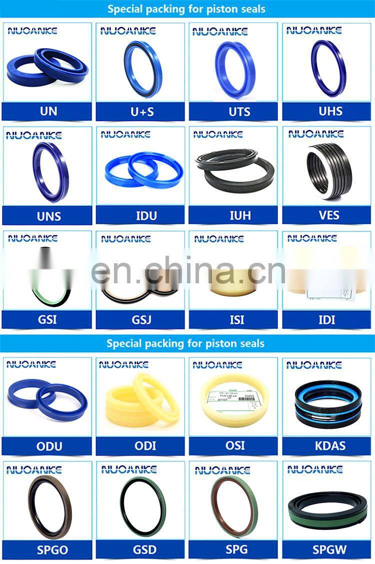 Hydraulic Cylinder Seal NBR FKM Replacement UPH USH Wear Ring Wiper Excavator Seal Kit Piston Rod Hydraulic Seal Ring
