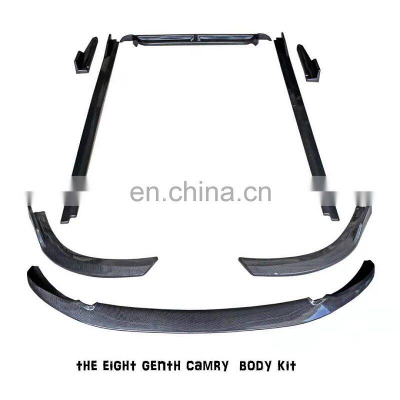 high quality 8th gen new pp body kit for camry 2018 auto accessories