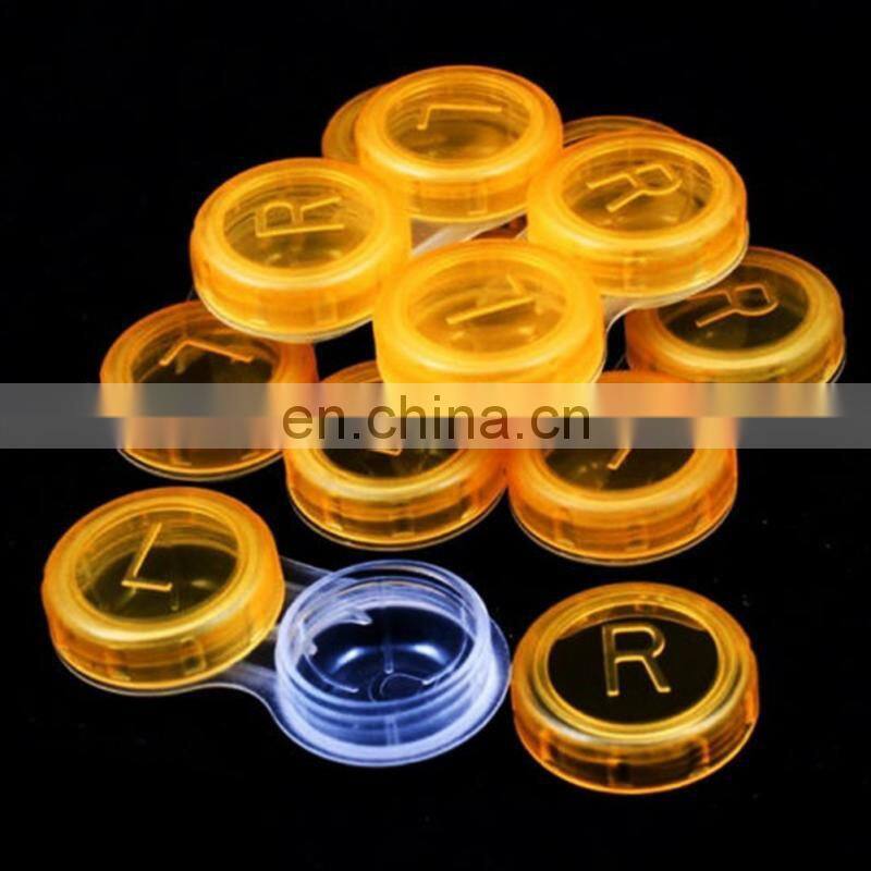 Random Color Plastic Contact Lens Box Holder Portable Small Lovely Candy Eye wear Bag Container Lenses Soak Store