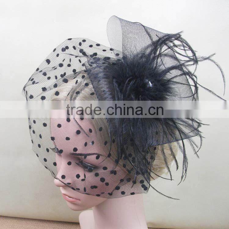 Hair Headwear Wedding/Races/Party Feather Fascinator Accessories