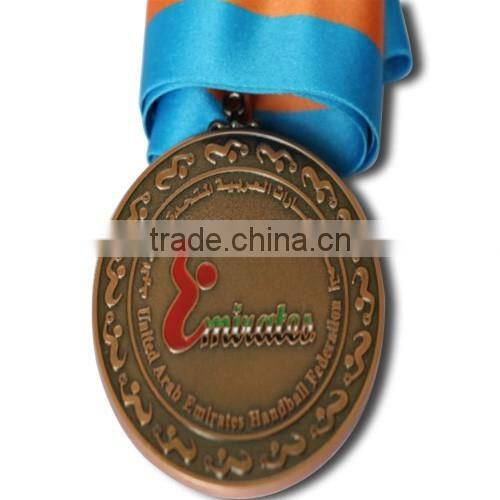Free design,cheap Custom Zinc metal sports medals