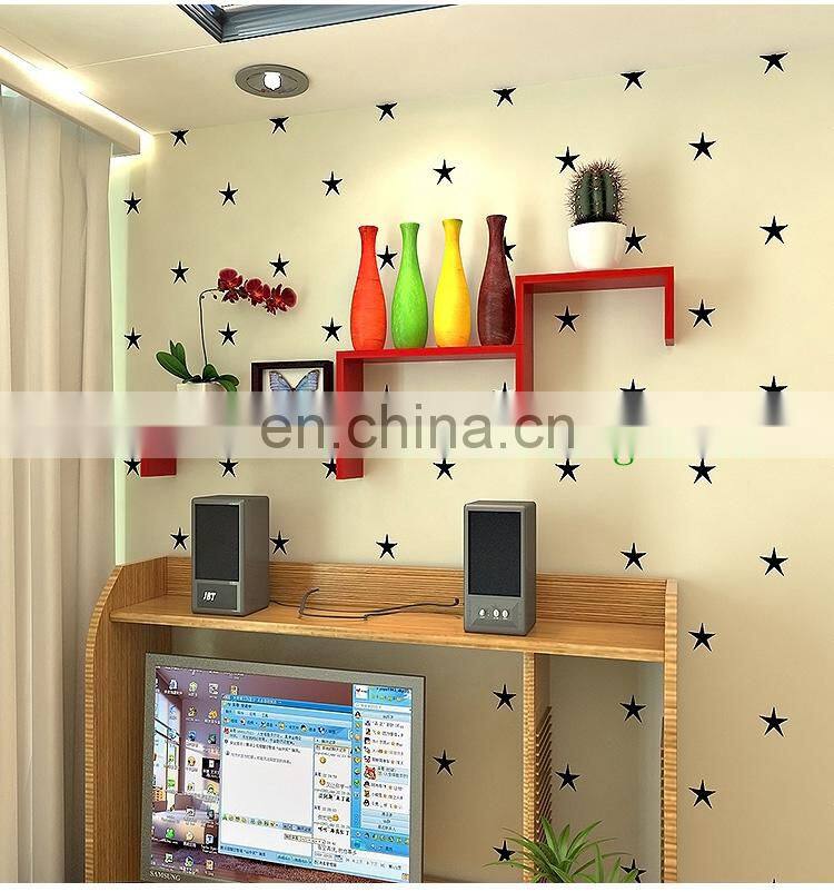 Eco-friendly set of 3 piece floating wall shelf ledge