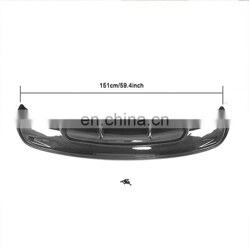 Runde Perfect Quality Rear Lip For 16-20 Tesla Model S Carbon Fiber Rear Bumper Lip Spoiler