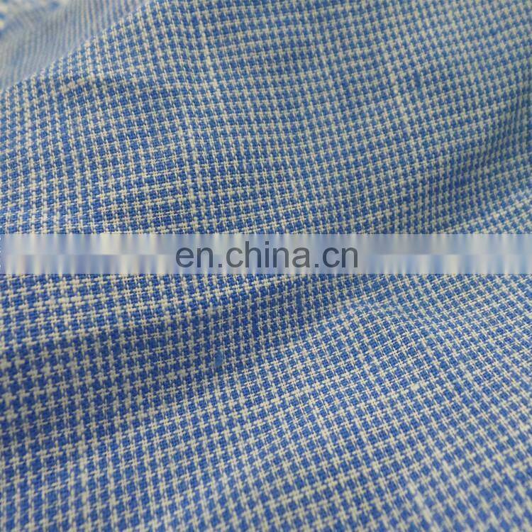 Pure linen plaid suit windmill pillow sofa fabric linen jacquard fabric yarn-dyed fabric