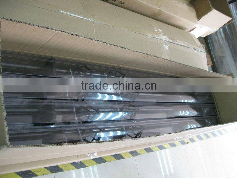 Extendable complete eyelet metal curtain pole with metal ball finials