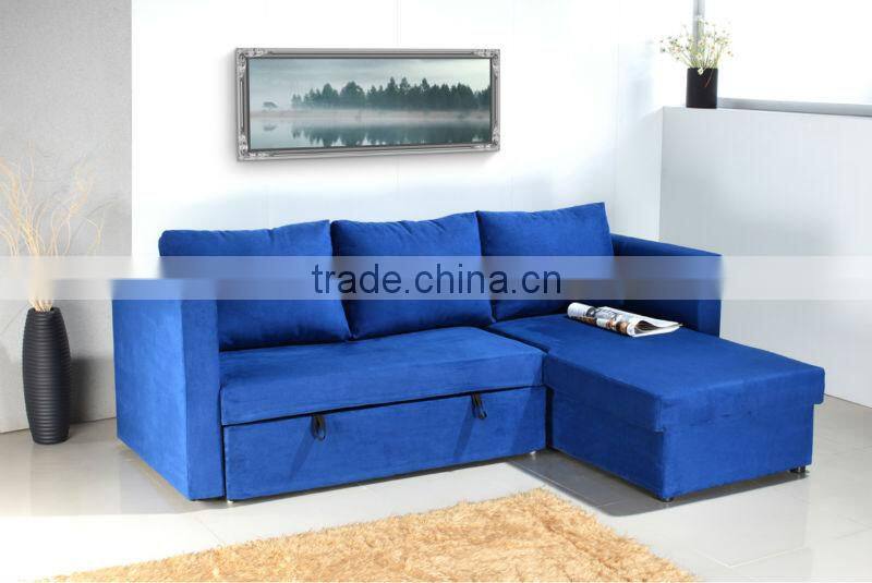 Noble Fabric Corner Sofa Bed Furniture