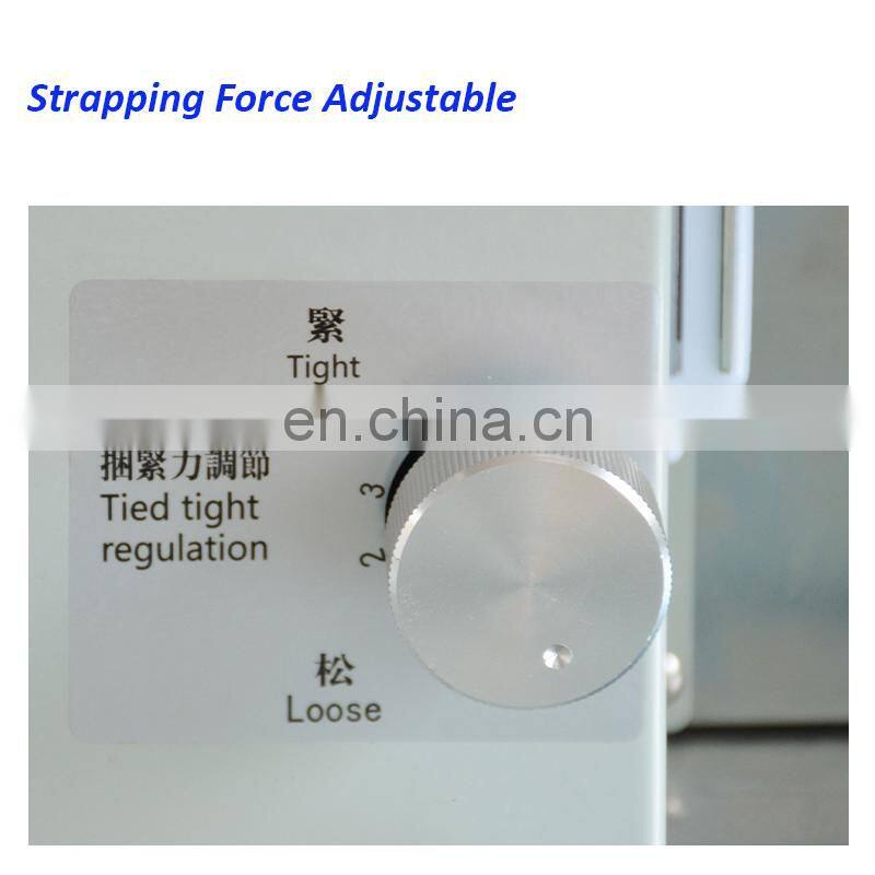 UT011 Table Top Hotmelt Opp Paper Tape Bundle Strapping Binding Machine for banknote money currency supermarket vegetable