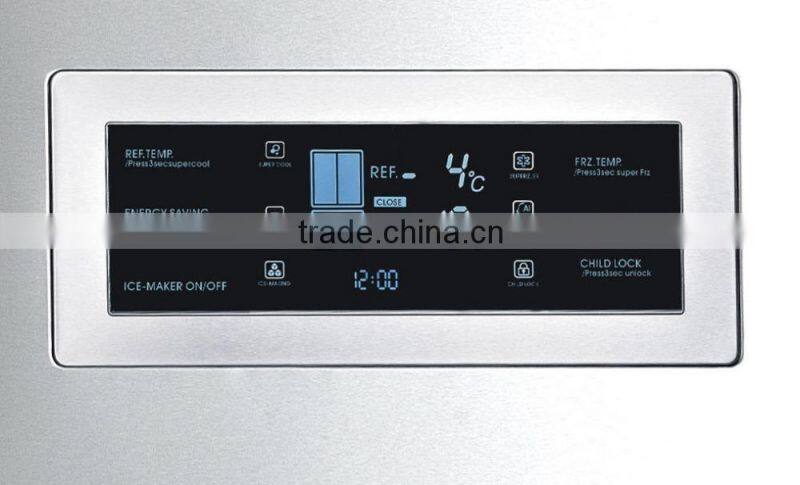 no frost side by side french door refrigerator with ice maker