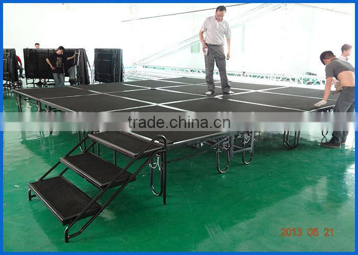 ACS Wooden Platform Stage, Event Stage, Stage Covering with wheels