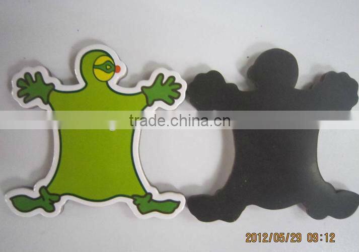 die cut custom shape fridge magnet, soft magnetic board sticker for advertising