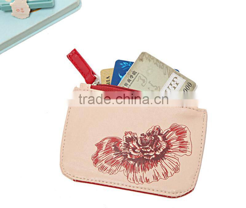 Zip Coin Bag Mini Money Key Pouch Pocket Gift Lovely Hand bag Wallet PVC Coin Cosmetic Purse