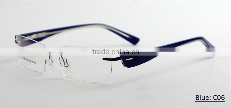 2014 women's rimless optical eyeglasses frame