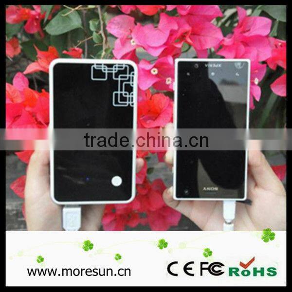6000mAh 6 volt car battery mobile charger external battery for mobile