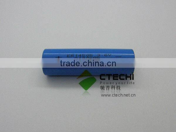 ER14505 AA 3.6V 2400mAh Lithium Thionyl Chloride Li-SOCL2 battery