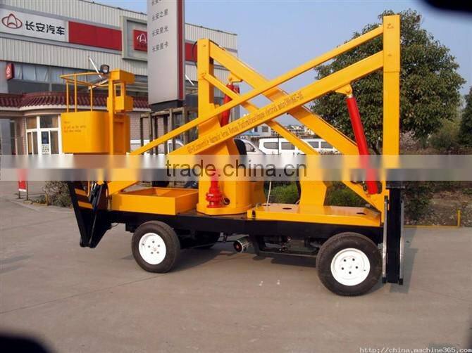 Vehicular aerial work platform vehicle mounted boom lift platform