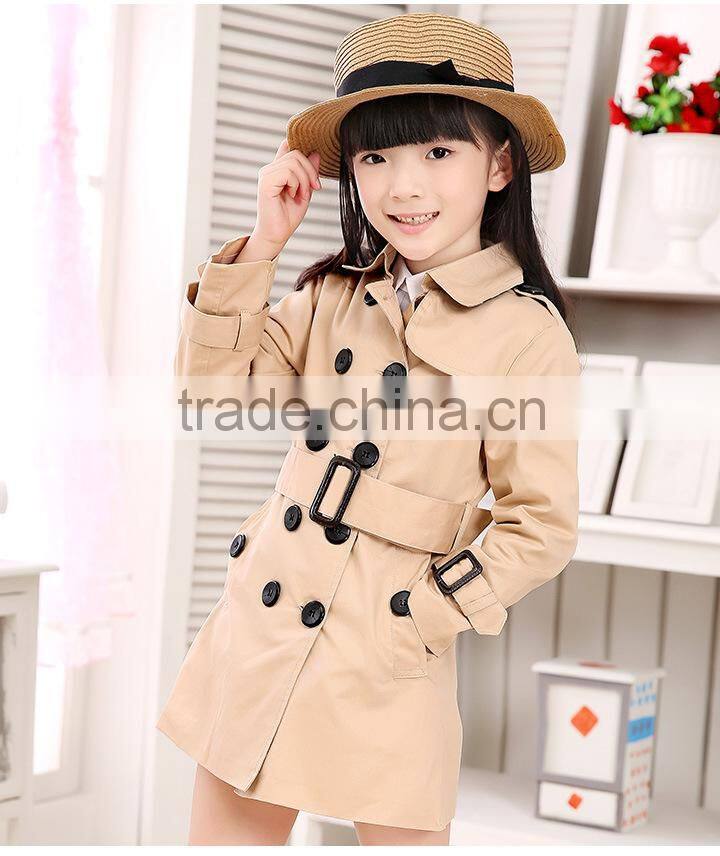 2015 new korean kids coat autumn fashion high quality child girls coat