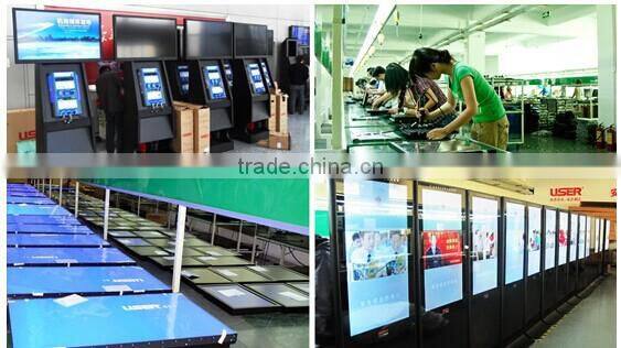 42 inch touch screen AIO PC wall mount floor stand