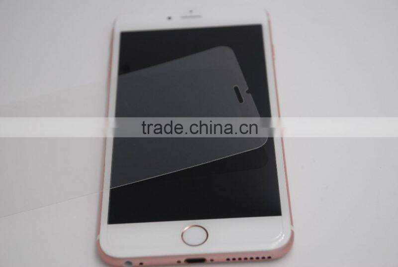 best selling 2015 mobile phone protective film 2.5D 0.33mm privacy tempered glass screen protector for iphone 6