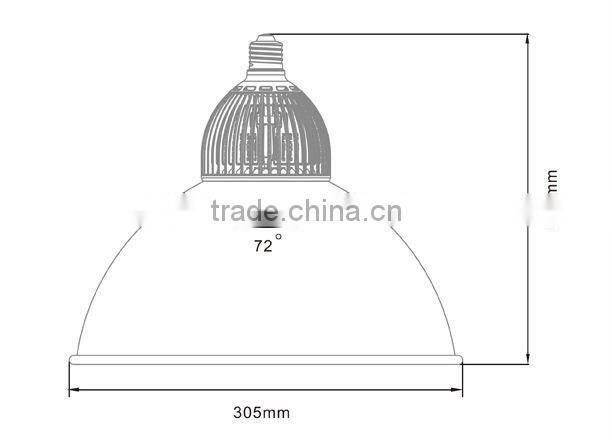 Indoor factory warehouse 30w led high bay light fitting 30w high bay led light