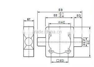 Low price pneumatic cylinder accessory series TC type