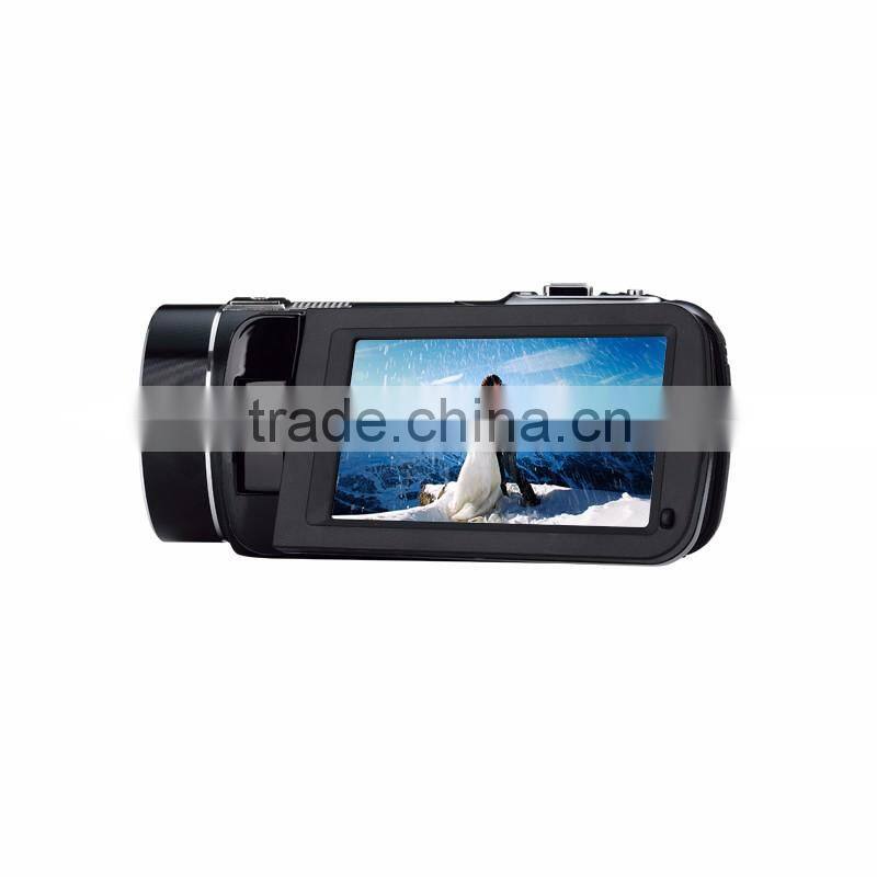 full hd 1080p digital video camera/120x digital zoom/10x optical zoom /3.0'' touch display digital camcorder