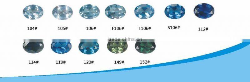 semiprecious synthetic gemstone S106# pear shape spinel