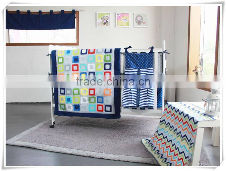 applique embroidery nursery bedding sets Factory Wholesale