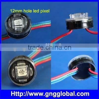 12mm punch hole hot sale LED sign letter 5V LED pixel ws2811