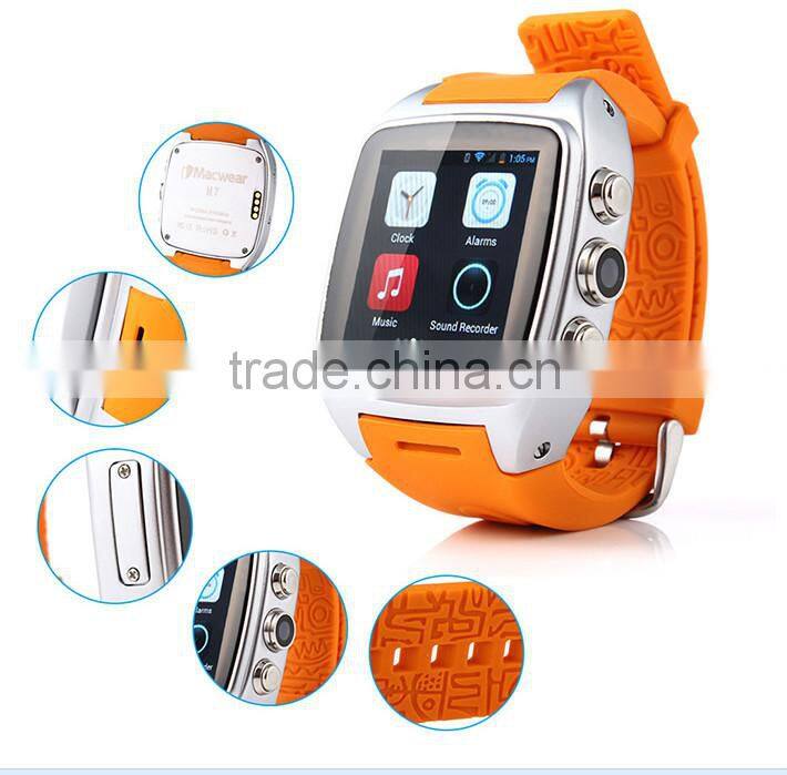 Factory Price Fashion CDMA watch phones with wifi Auto Focus GPRS Bluetooth GPS Navigation
