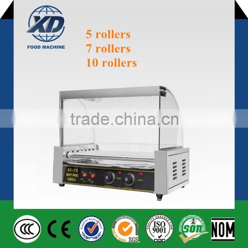 5,7,10 rollers Hot Dog Grill
