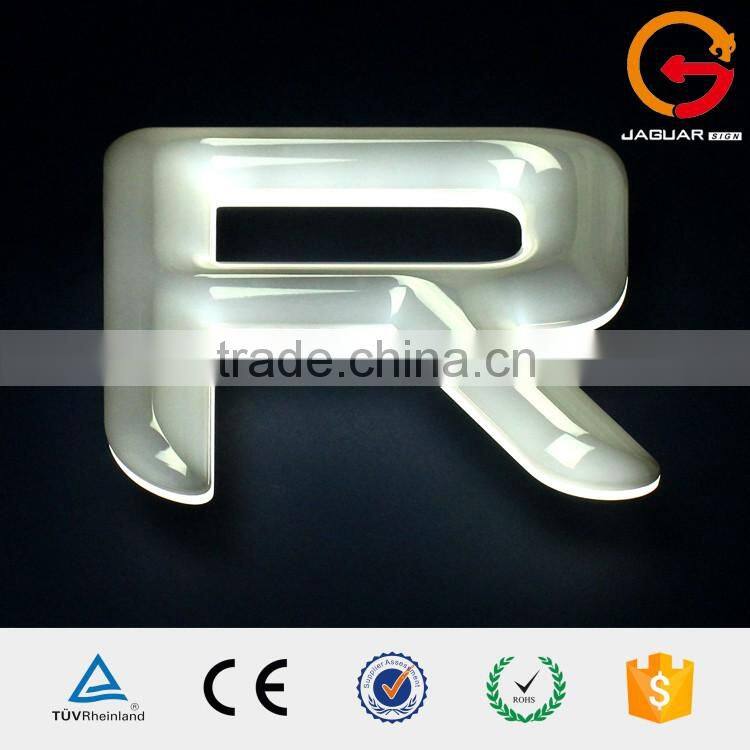 China custom metalized 3d acrylic plastic waterproof frontlit led channel letter sign