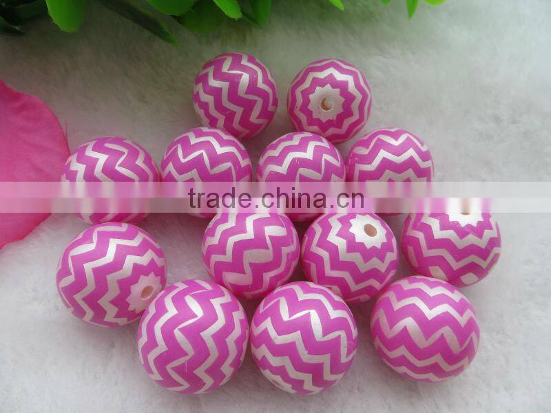 New 20MM Colorful Color Mix Acrylic Pearl Zig zag Chevron Beads for Fashion Kids Necklace Jewlery, Wholesales Price