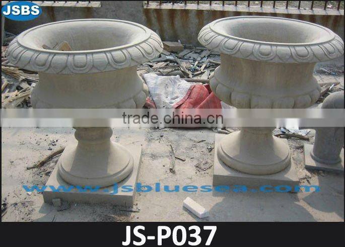 Europeanize marble flowerpot