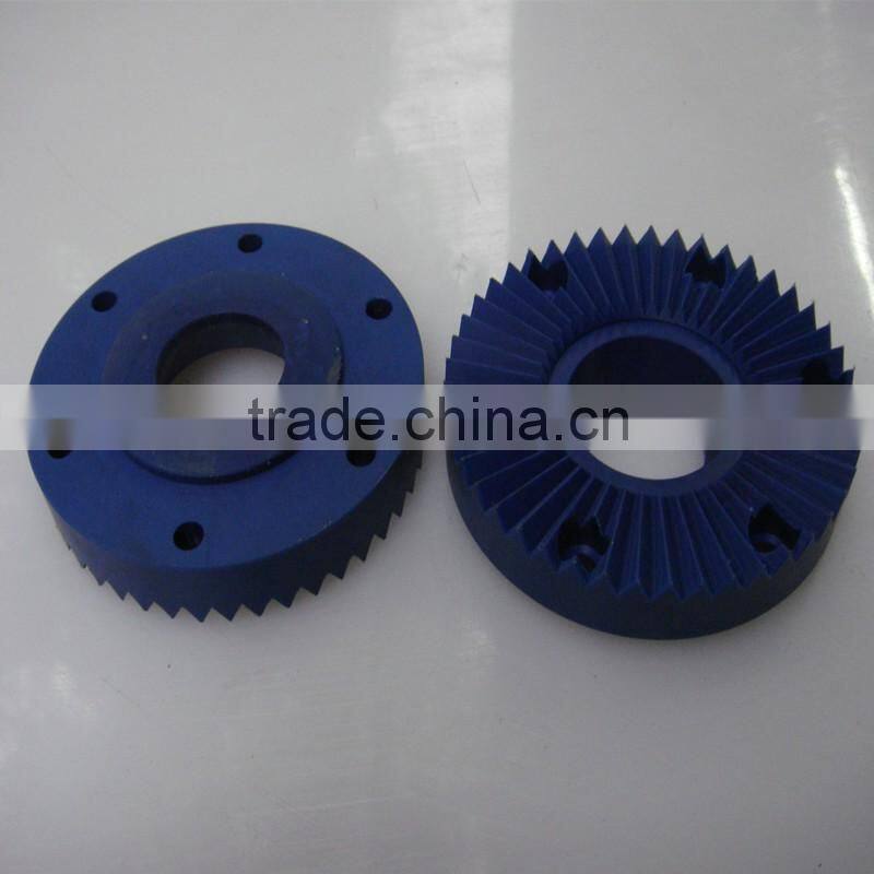 production of a delicated self lubricating PA nylon gear