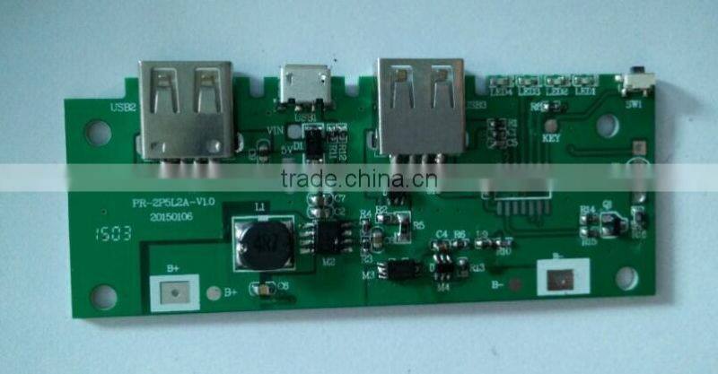 Mobile desktop/table LCD power bank for advertising