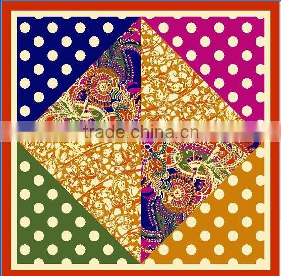 wholesale custom design turkish style digital printed polyester chiffon square scarf, head scarf,muslim chiffon hijab women