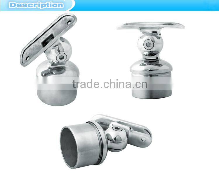 stainless steel glass handrail bracket