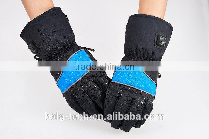 battery waterproof heated winter hunting shooting gloves