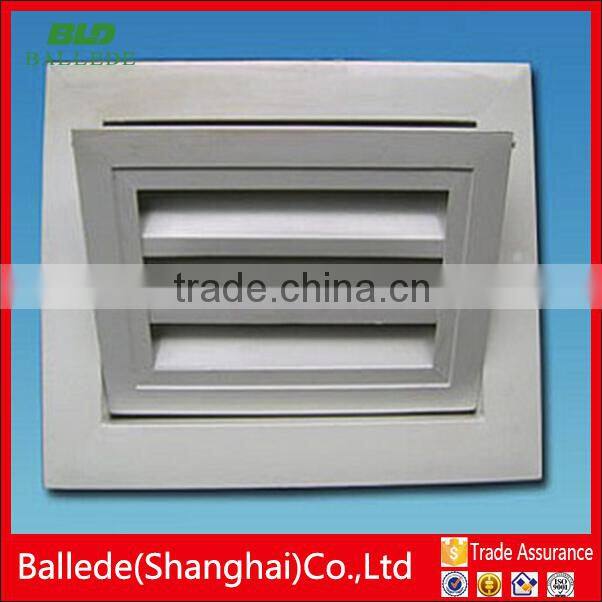 HVAC system adjustable aluminum return air grille