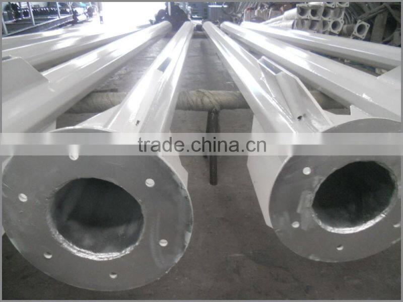 Steel high mast tower pole