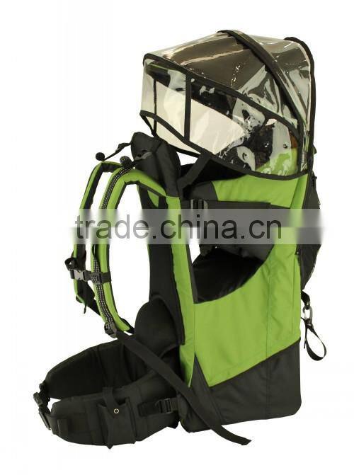 baby tour backpack with safety mental frame sun shade cover with EN13209 certificate baby product