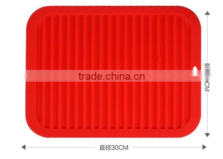 Wholesale silicone rubber dish drying mat & silicone sink mat