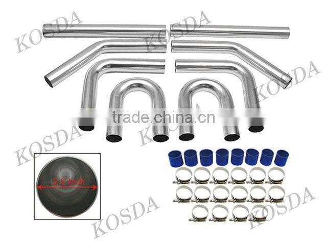 2.5 universal intercooler piping kit,intercooler pipe kit,