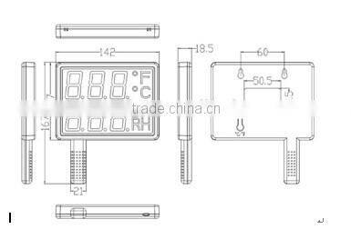 digital temperature recorder thermo hygrometer