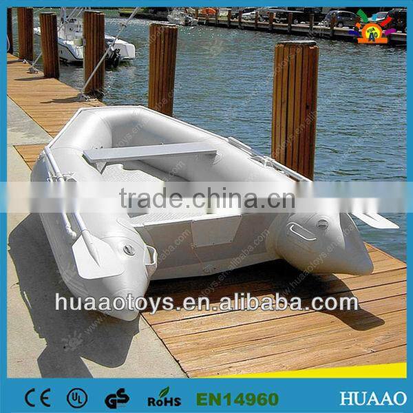 Commercial inflatable fishing boat
