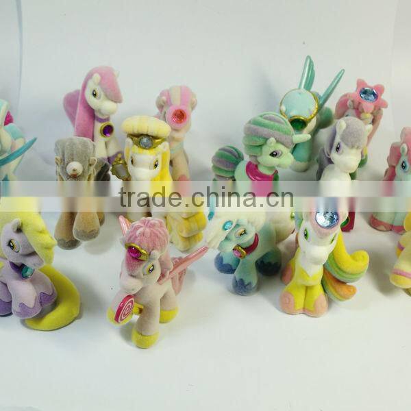 Small Flocking Little Pony with Crown.Colorful Little Pony for Children.