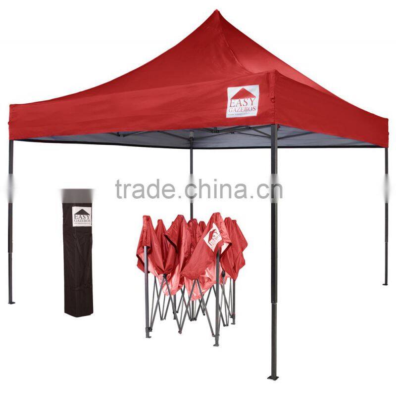 Lightweight red color folding tents with cheap folding tents manufacturer